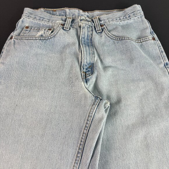 VTG Levi's Jean Men 29x29* 550 Relaxed Straight Light Blue Faded Denim Tag 31x30 - Picture 7 of 16